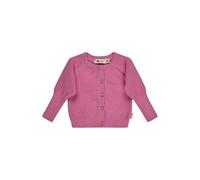 Sterntaler Strickjacke Struktur - Baby- und Kinder Strickjacke aus Baumwolle, Knopfleiste mit Kokosnussknöpfen, Mitwachsbündchen, Rundhals, Langarm, Perlrosa, Größe 74