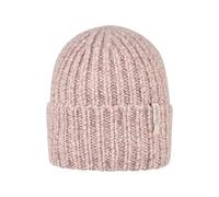 Sterntaler Strickmütze aus Lambswool mit Umschlag - warme Wintermütze für Mädchen - kuschelige Mütze für Baby und Kinder, pastellviolett, Größe 51