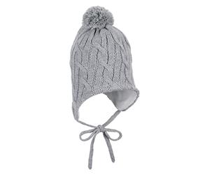 Sterntaler® Strickmütze in Grau - Größe 49 cm | Kindermuetzen