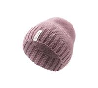 Sterntaler Strickmütze Lambswool - Mädchen Beanie mit Abschlußbund in modischem Rippenstrick - Baby Mütze aus weicher Lammwolle - Wintermütze - pastellviolett, 53