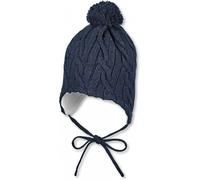 Sterntaler Baby-Jungen Strickmütze Mütze, Blau (Marine 300), 45