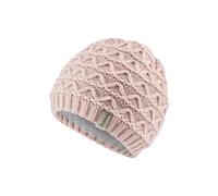 Sterntaler Strickmütze mit Regenbogen Muster - Mädchen Beanie einfarbig, gefüttert mit weichem Baumwollfleece - Baby Wintermütze mit Strickmuster - zartrosa, 39