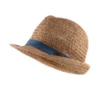 Sterntaler Strohhut Kuba – klassischer Sommerhut mit Ripsband für Jungen & Mädchen, beige Gr. 47