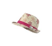 Sterntaler Strohhut Blumen für Mädchen - Babyhut mit UV -Schutz 50+ und Blumendruck - Sonnenhut Baby schützt den Kopf an heißen Tagen vor der Sonne - sandfarben, 49