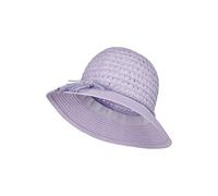 Sterntaler Strohhut Flieder - Modischer Hut mit Flechtband - Mädchen Sonnenhut - Kinder Kopfbedeckung - Strandkappe - blasslila, Größe 53