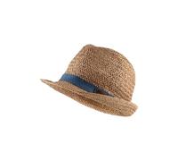 Sterntaler Strohhut Kuba – klassischer Sommerhut mit Ripsband – Jungen, Beige Gr. 53