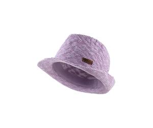 Sterntaler Strohhut meliert - klassischer Sommerhut mit Ripsband - Unisex Sonnenkappe - Baby und Kinder Kopfbedeckung - Flieder, Größe 55