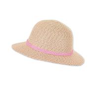 Sterntaler Strohhut Pailletten - Modischer Hut mit glitzernden Pailetten - Mädchen Sonnenhut - Baby und Kinder Kopfbedeckung - Strandkappe - Sand, Größe 51