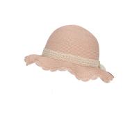 Sterntaler Mädchen Kinderstrohhut Glitter Hut, zartrosa, 51