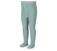 Sterntaler Strumpfhose Rippenmuster - Kinderstrumpfhosen mit Muster - Unisex Strumpfhose mit elastischem Bund für bequemen Halt - Komfortable Strumpfhose vielseitig zu kombinieren - steingrün, 74