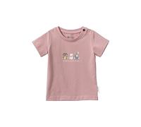 Sterntaler T -Shirt Jersey Sterntalerfriends Hase Happy - Mädchen T -Shirt für Babys aus weichem Baumwolljersey - T -Shirt Baby mit kurzen Ärmeln für warme Sommertage - mattrosa, 56