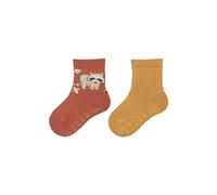 Sterntaler Unisex ABS Socken DP Waschbär, Lehmbraun, 20 EU
