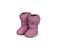 Sterntaler Baby Mädchen Baby-Schuh - Babystiefel, Babystiefelchen - Low-Top Babyschuh atmungsaktiv mit Kunststoff Sohle - brombeer, 24