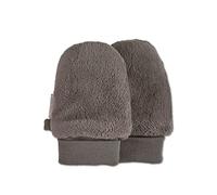 Sterntaler Unisex Baby Fäustlinge Ohne Daumen aus Teddyflausch, Elastisches Bündchen, Braun Melange, 1
