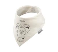 Sterntaler Unisex Baby Halstuch Sternzeichen Krebs, Ecru