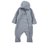 Sterntaler Unisex Baby Overall, Grau (Silber Melange), 86