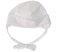 Sterntaler Unisex Beanie mit Bindebändern, Alter: ab 5-6 Monate, Größe: 43, Weiß
