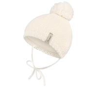 Sterntaler Unisex Bommelmütze klassisch Beanie-Mütze, Ecru, 45