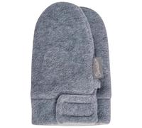 Sterntaler Fäustling ohne Daumen – gefüttert mit Microfleece, Klettverschluss – Silber melange Gr. 0
