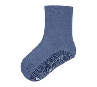 Sterntaler Unisex Fliesen Flitzer Stoppersocken FLI Soft Uni, Jeansblau Mel, 24