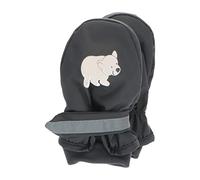 Sterntaler Unisex Kinder Daumen Eisbär Fäustlinge, Eisengrau, 2