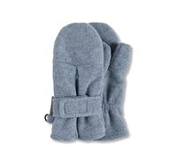 Sterntaler Unisex Kinder Fäustlinge mit Daumen aus Microfleece, Elastischer Einsatz und Klettverschluss, Blau, 1