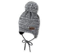 Sterntaler Unisex Kinder Fingerhandschuhe Kinder Fingerhandschuh Zweifarbig Handschuh, dunkelgrau, 43