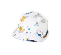 Sterntaler Unisex Kinder Fischerhut Dinos Kinderhut, Ecru, 49 EU