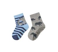 Sterntaler Unisex Kinder Fli Air Dp Dino+nashorn Socken, Himmelblau, 18 EU