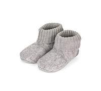 Sterntaler Unisex Kinder Hausschuhe Baby Hausschuh Uni, Rauchgrau, 18 EU