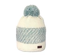 Sterntaler Unisex Kinder Mütze Baby Bommelstrickmütze Mustermix, beige, 49