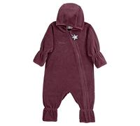 Sterntaler Unisex Kinder Overall Baby Fleece Overall, Dunkelrot, 86