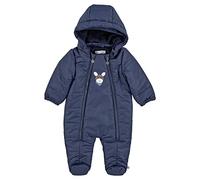 Sterntaler Unisex Kinder Overall Baby Overall Gesteppt mit Kapuze Esel Emmi, Marine, 62