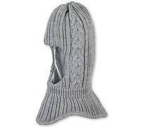 Sterntaler Unisex Kinder Schalmütze Kleinkinder Schalmütze Strick Zopfmuster, hellgrau, 45