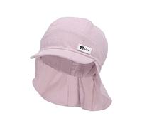 Sterntaler Unisex Kinder Schirmm.Nacken Leinencharakter Kindermütze, Rosa, 47 EU