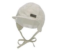 Sterntaler Baby Jungen Schirmmütze Baby Schirmmütze Ringel - Schirmmütze Baby, Baby Mützen - aus Baumwolle - dunkelgrün, 45