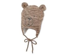 Sterntaler Unisex Kinder Strickmütze Bär, braun, 51