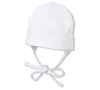 Sterntaler Unisex Strickmütze Beanie 1501400, Gr. 47 cm (Herstellergröße: 47), Weiß (Weiss 500)