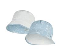 Sterntaler Wende-Sonnenhut Sternbilder 53 graublau/natur