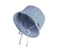 Sterntaler Wendefischerhut Fischdruck mit Bindeband - Babyhut Jungen mit UV -Schutz 30 und Druckmuster - Wende -Fischerhut Baby schützt den Kopf - hellblau, 43