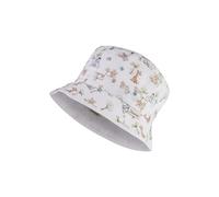 Sterntaler Wendefischerhut Tierbabys - Unisex Babymütze mit Druckmuster - Fischerhut Baby mit Bindeband - ecru, 51