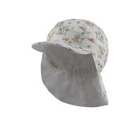 Sterntaler - Kid's Wendeschirmmütze Tierbabys - Cap, Gr. 3XS 45 cm, grau (Ecru)