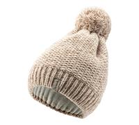 Sterntaler Winter-Strickmütze Bommel 51 beige