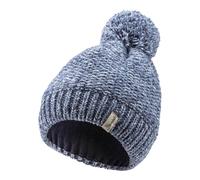 Sterntaler Strickmütze Multicolor - Kinder-Bommelmütze mit Microfleece-Futter Marine 53 cm