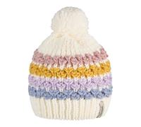 Sterntaler Winter-Strickmütze Bommel Streifen 51 natur/bunt
