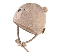 Sterntaler Wintermütze mit Ohren Bär 45 beige