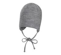 Sterntaler Unisex Baby Wolle (Merino) Mütze, Silber Melange, 37