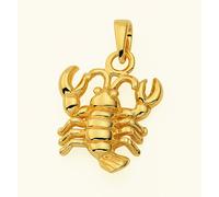 Sternzeichenanhänger ADELIA´S "Sternzeichen Anhänger Krebs 585 Gold ( 14K )", gold, Schmuckanhänger, Damen, Krebs, Gold, Goldanhänger Krebs (39227914-0) gold