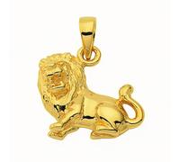 Sternzeichenanhänger ADELIA´S "Sternzeichen Anhänger Löwe 585 Gold ( 14K )", gold, Schmuckanhänger, Damen, Löwe, Gold, Goldanhänger Löwe (60438913-0) gold