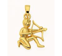 Sternzeichenanhänger ADELIA´S "Sternzeichen Anhänger Schütze 585 Gold ( 14K )", gold, Schmuckanhänger, Damen, Schütze, Gold, Goldanhänger Schütze (59464503-0) gold